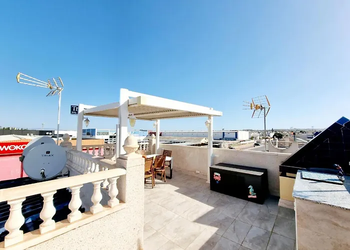 Charming Upper With Terrace And Communal Pool In *