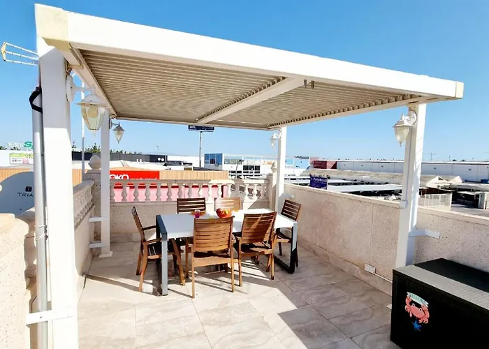 Charming Upper With Terrace And Communal Pool In